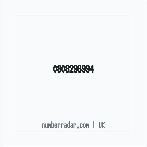 Reverse number check for +44 808296994 — who called me?