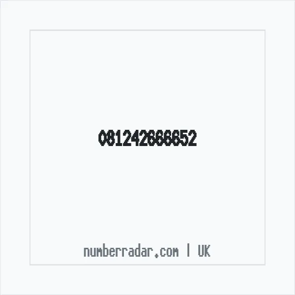 Reverse number check for +44 (8124) 266-665 — who called me?