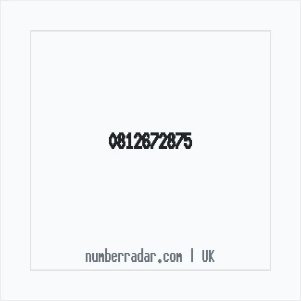 Reverse number check for +44 812672875 — who called me?
