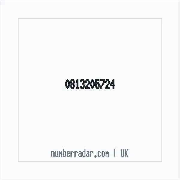 Reverse number check for +44 813205724 — who called me?