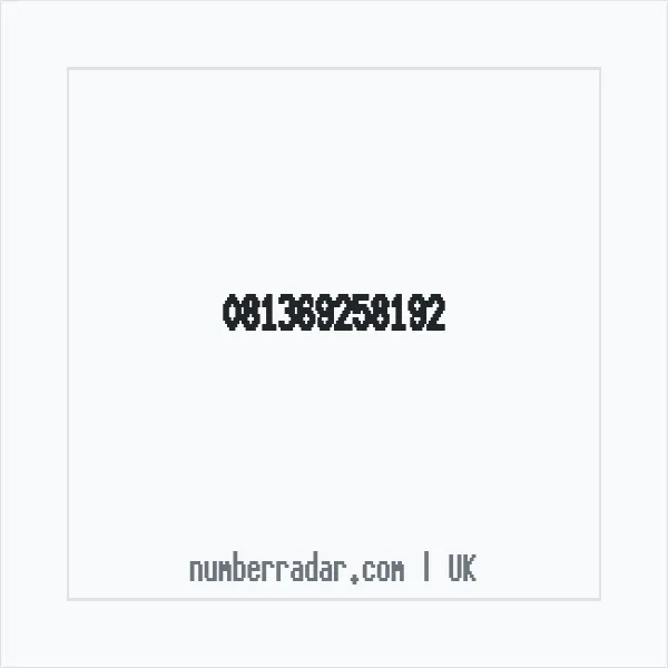 Reverse number check for +44 (8136) 925-819 — who called me?