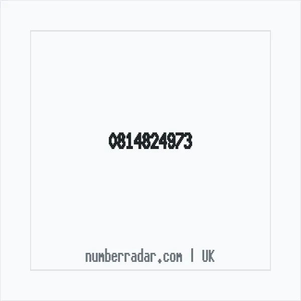 Reverse number check for +44 814824973 — who called me?