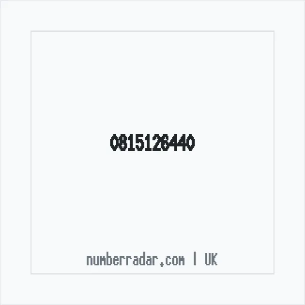 Reverse number check for +44 815126440 — who called me?