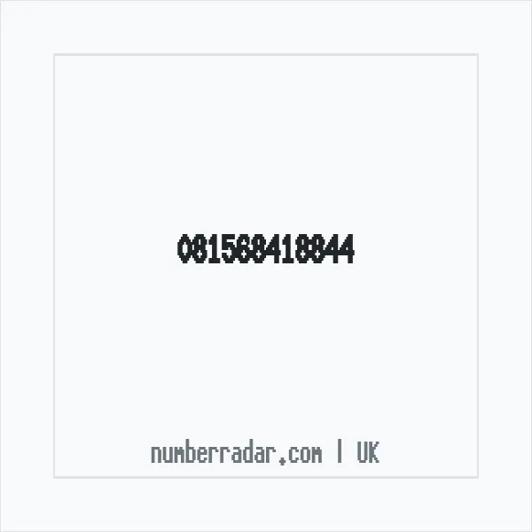Reverse number check for +44 (8156) 841-884 — who called me?