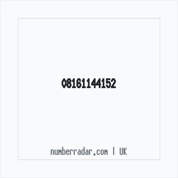 Reverse number check for +44 816 114 4152 — who called me?
