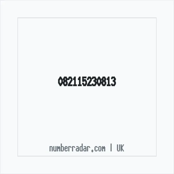 Reverse number check for +44 (8211) 523-081 — who called me?
