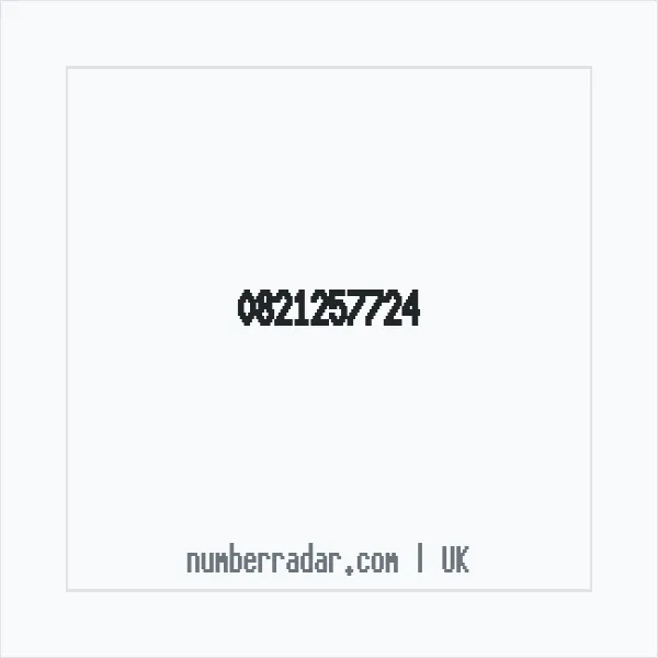Reverse number check for +44 821257724 — who called me?