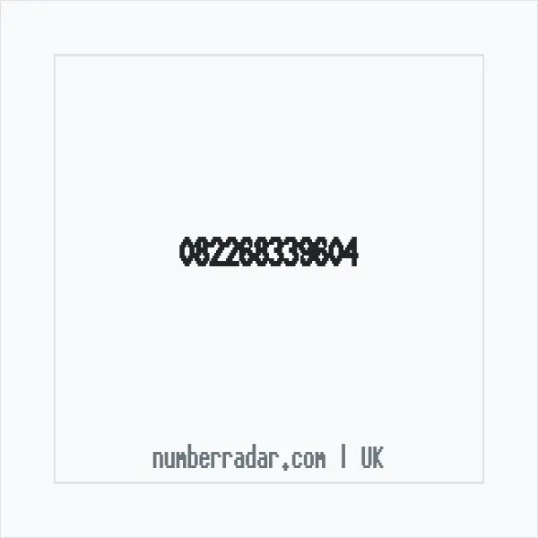 Reverse number check for +44 (8226) 833-960 — who called me?