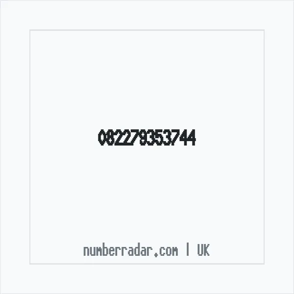 Reverse number check for +44 (8227) 935-374 — who called me?