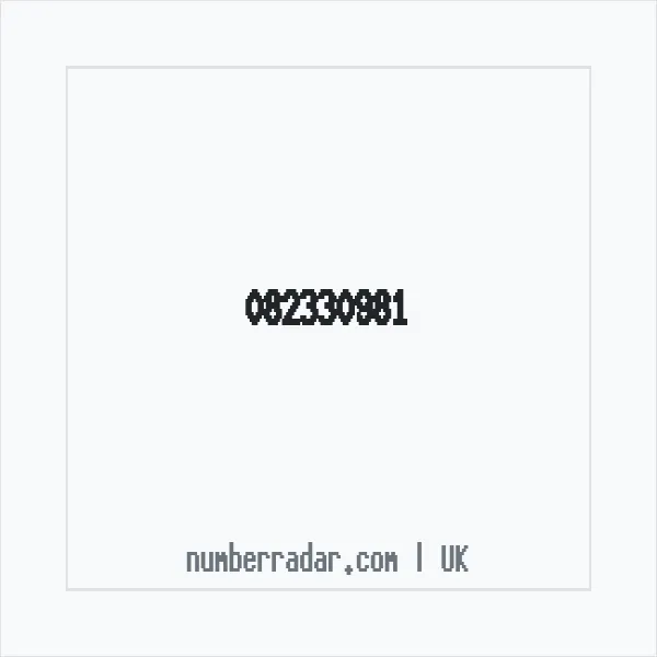 Reverse number check for +44 82330981 — who called me?