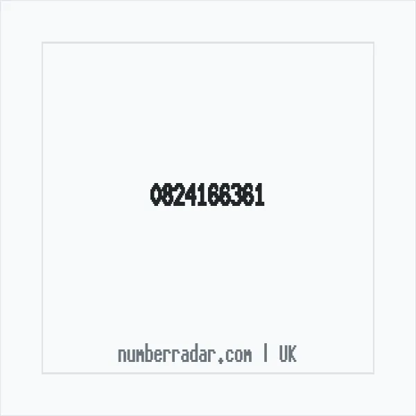 Reverse number check for +44 824166361 — who called me?