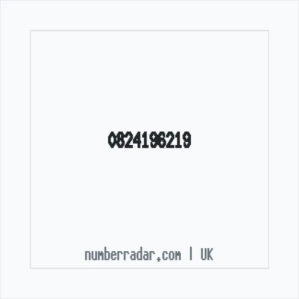 Reverse number check for +44 824196219 — who called me?