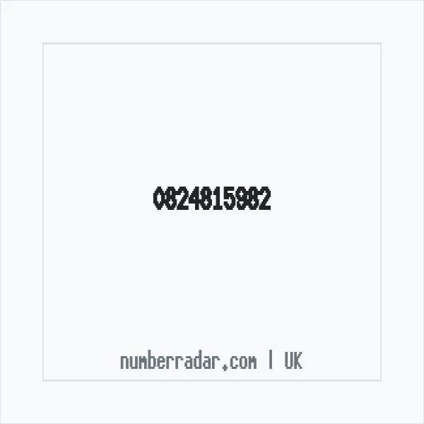Reverse number check for +44 824815982 — who called me?