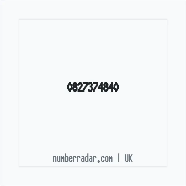 Reverse number check for +44 827374840 — who called me?