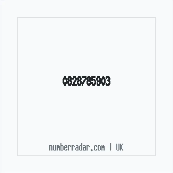 Reverse number check for +44 828785903 — who called me?