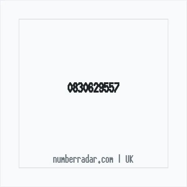 Reverse number check for +44 830629557 — who called me?