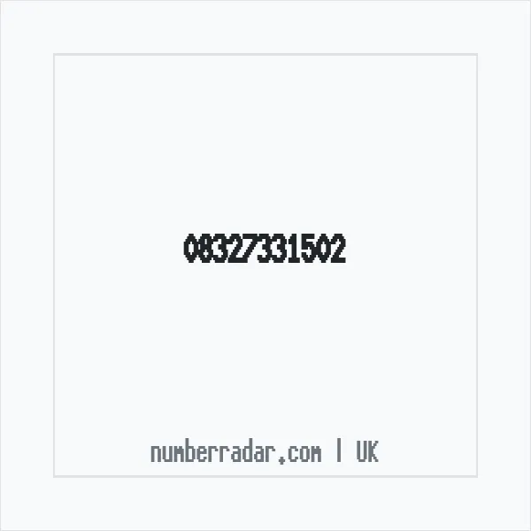 Reverse number check for +44 832 733 1502 — who called me?