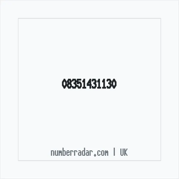 Reverse number check for +44 835 143 1130 — who called me?