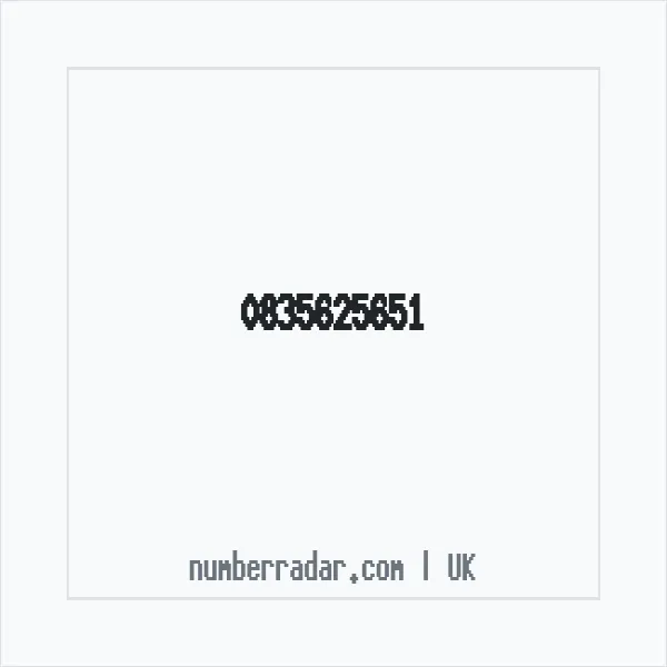 Reverse number check for +44 835625651 — who called me?