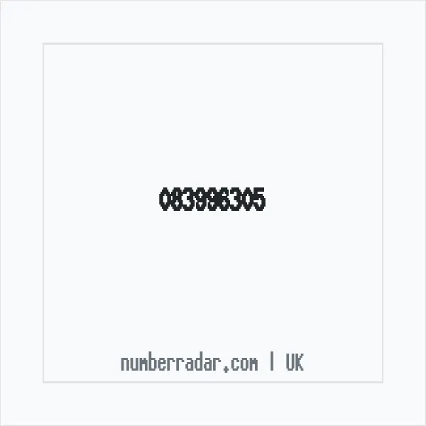 Reverse number check for +44 83996305 — who called me?