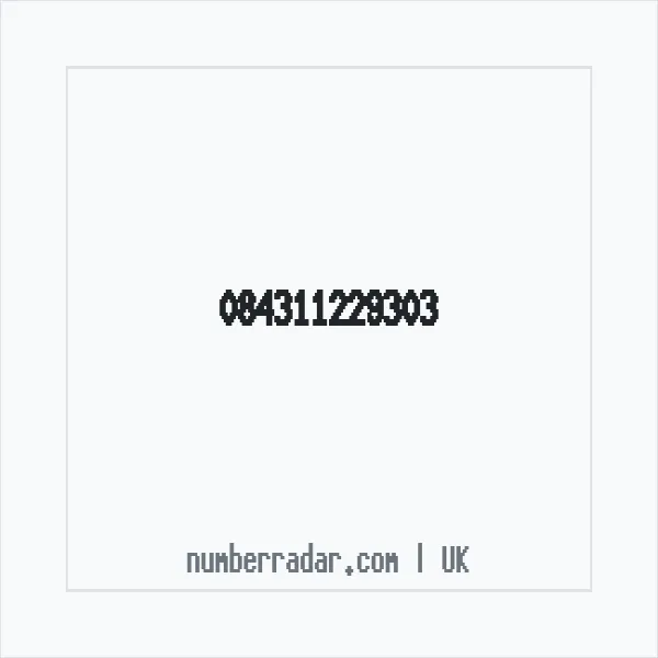Reverse number check for +44 (8431) 122-930 — who called me?