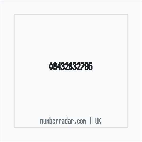 Reverse number check for +44 843 263 2795 — who called me?