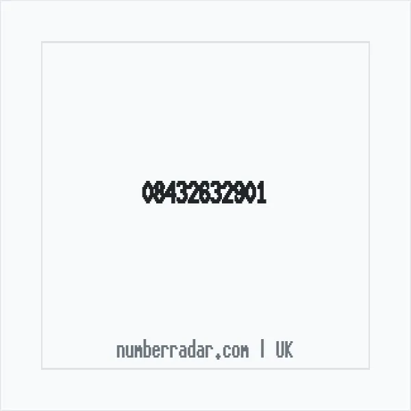 Reverse number check for +44 843 263 2901 — who called me?
