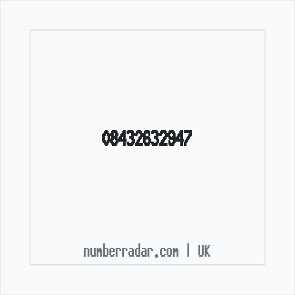 Reverse number check for +44 843 263 2947 — who called me?