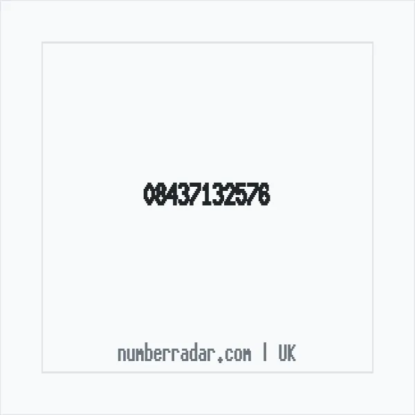 Reverse number check for +44 843 713 2576 — who called me?