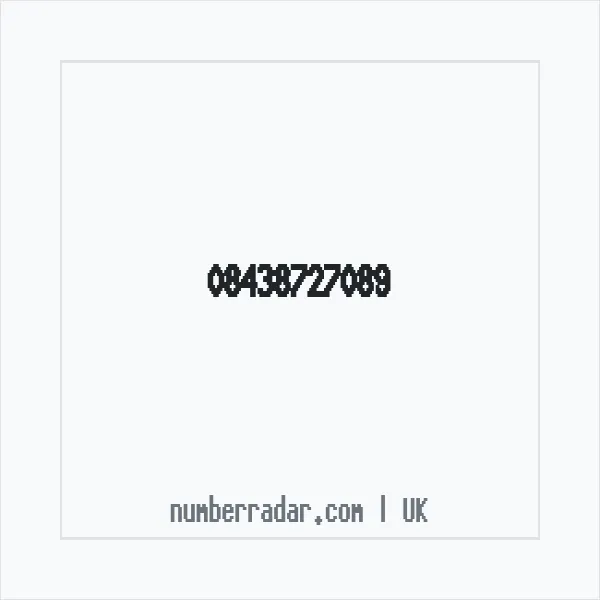 Reverse number check for +44 843 872 7089 — who called me?