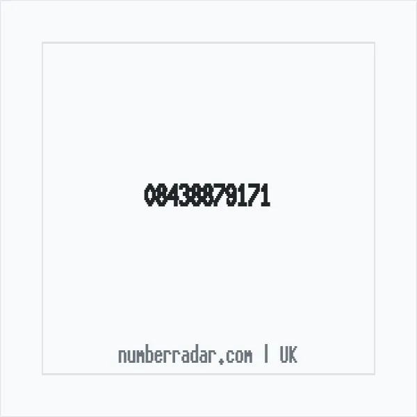 Reverse number check for +44 843 887 9171 — who called me?