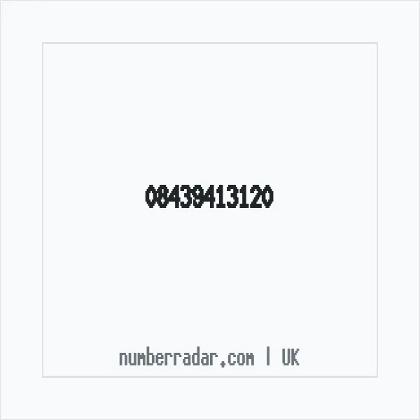 Reverse number check for +44 843 941 3120 — who called me?