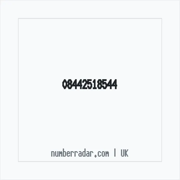 Reverse number check for +44 844 251 8544 — who called me?
