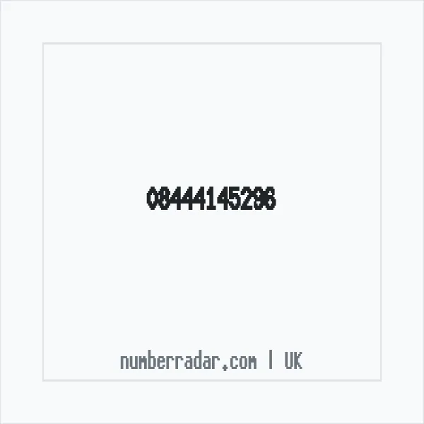 Reverse number check for +44 844 414 5296 — who called me?
