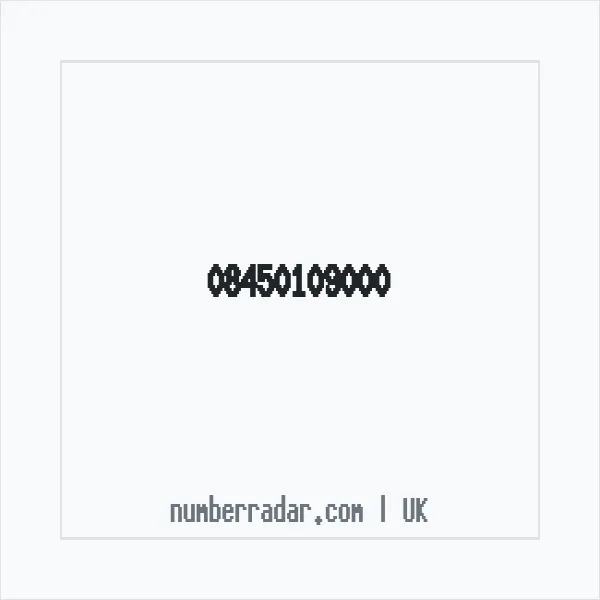 Reverse number check for +44 845 010 9000 — who called me?