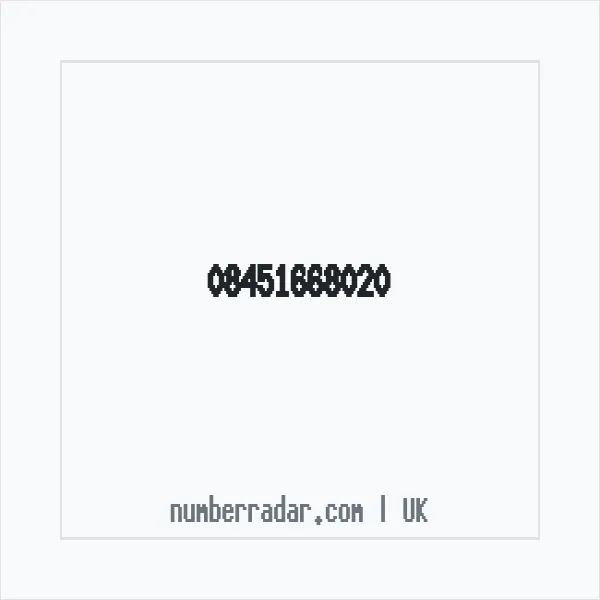 Reverse number check for +44 845 166 8020 — who called me?