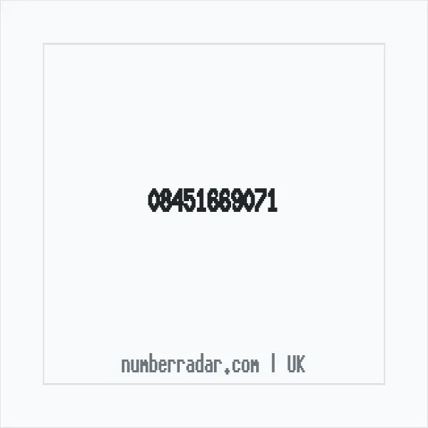 Reverse number check for +44 845 166 9071 — who called me?
