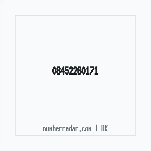 Reverse number check for +44 845 226 0171 — who called me?