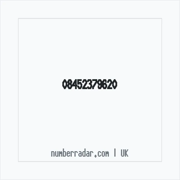 Reverse number check for +44 845 237 9620 — who called me?