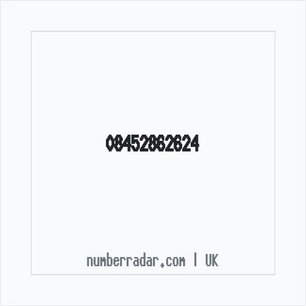 Reverse number check for +44 845 286 2624 — who called me?
