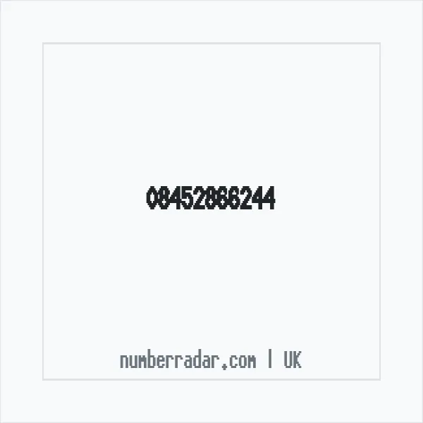 Reverse number check for +44 845 286 6244 — who called me?