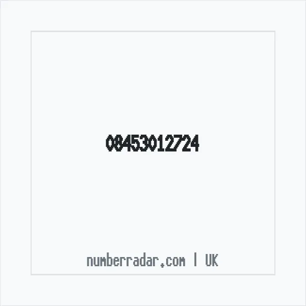Reverse number check for +44 845 301 2724 — who called me?