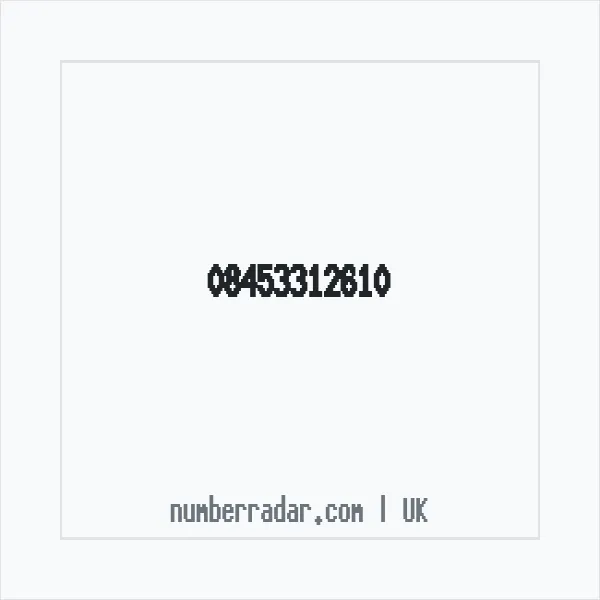 Reverse number check for +44 845 331 2610 — who called me?