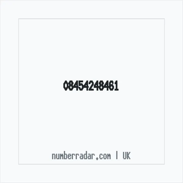 Reverse number check for +44 845 424 8461 — who called me?