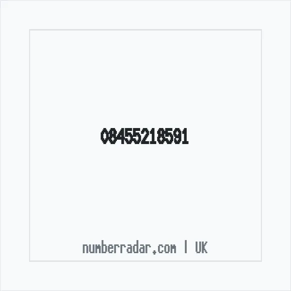 Reverse number check for +44 845 521 8591 — who called me?