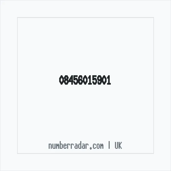 Reverse number check for +44 845 601 5901 — who called me?