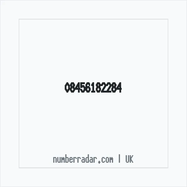 Reverse number check for +44 845 618 2284 — who called me?