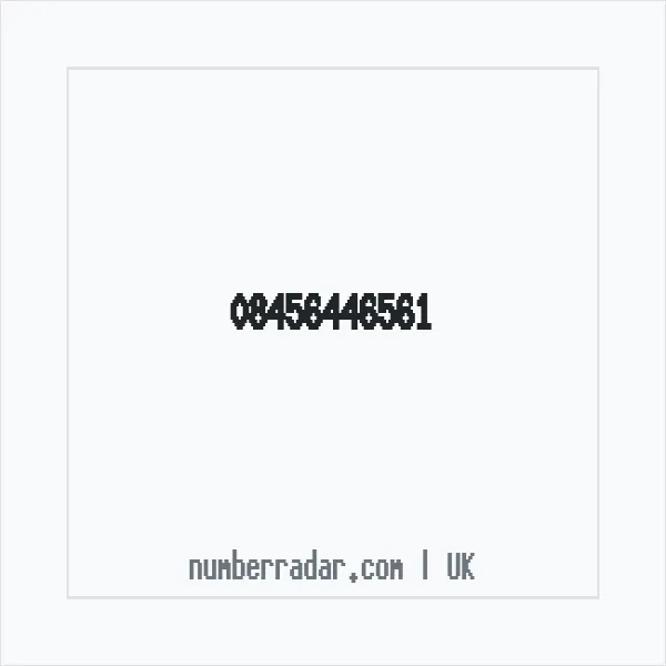 Reverse number check for +44 845 644 6561 — who called me?