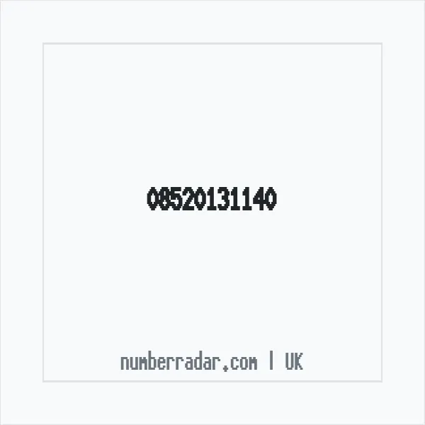 Reverse number check for +44 852 013 1140 — who called me?
