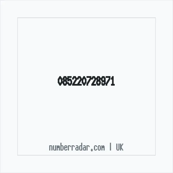 Reverse number check for +44 (8522) 072-897 — who called me?